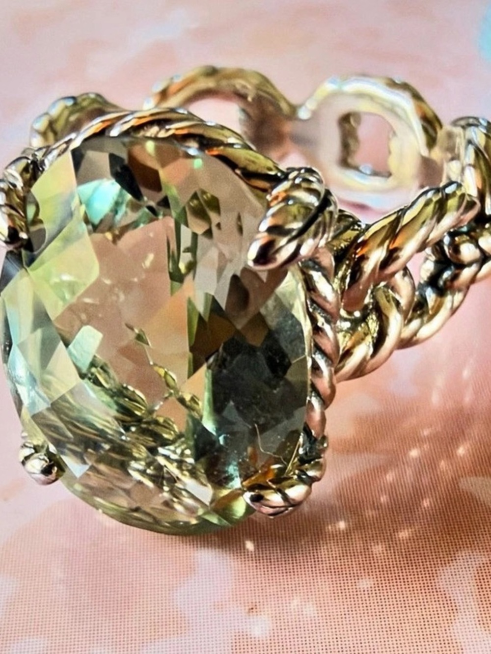 Jai Thailand  925 Ireland Sterling Silver Ring. Sz 6